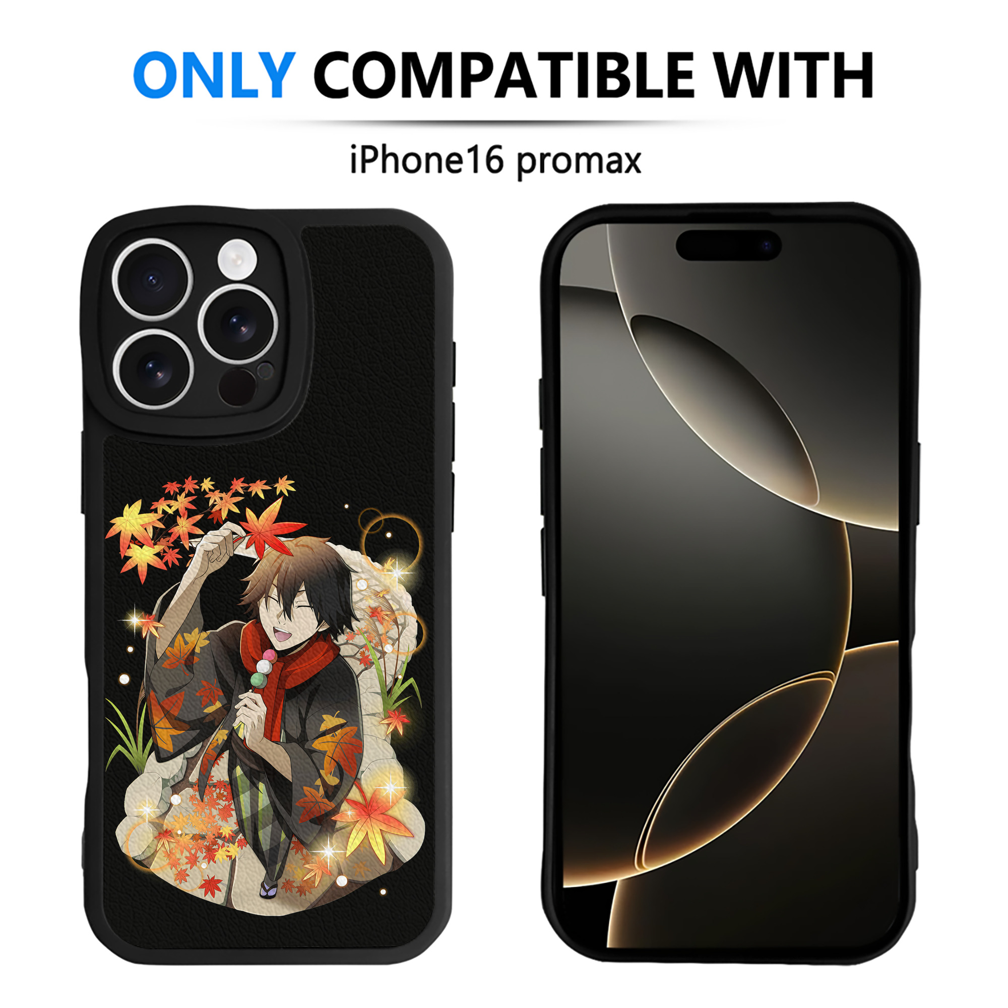 （画像用） 文豪ストレイドッグス Bungo Stray Dogs 【iPhone 16シリーズ対応】シリコンスマホケース（レザー調） 材質：シリコン